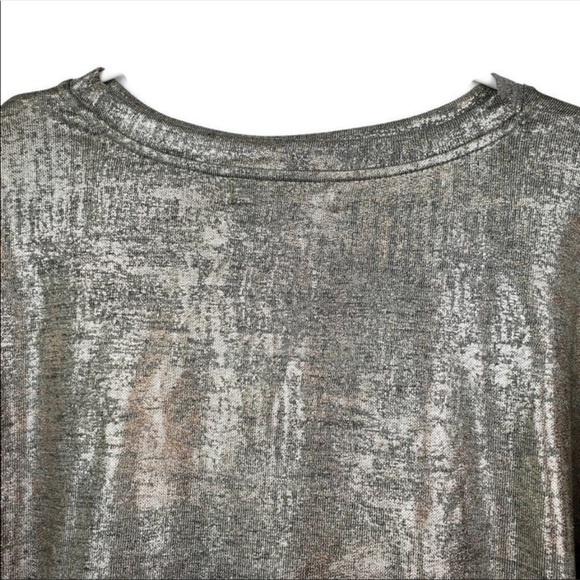 Fourteenth Place Metallic Gold Top Sweater Size L NWT - Picture 8 of 8